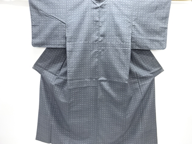 JAPANESE KIMONO / TSUMUGI / WOVEN ABSTRACT